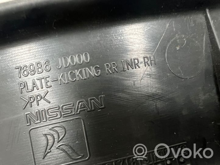 Nissan Qashqai Copertura del rivestimento del sottoporta posteriore 769B6JD000