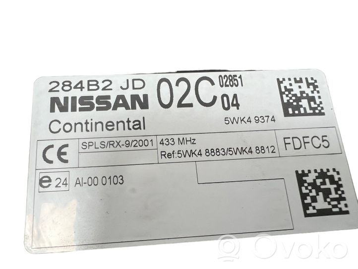 Nissan Qashqai Module confort 284B2JD02C