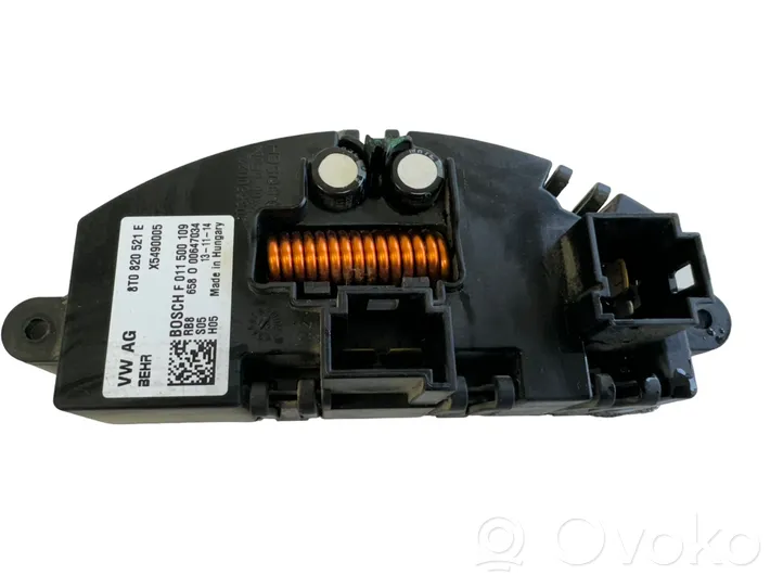 Audi A4 S4 B8 8K Salona mazā radiatora ventilatora relejs 8T0820521E