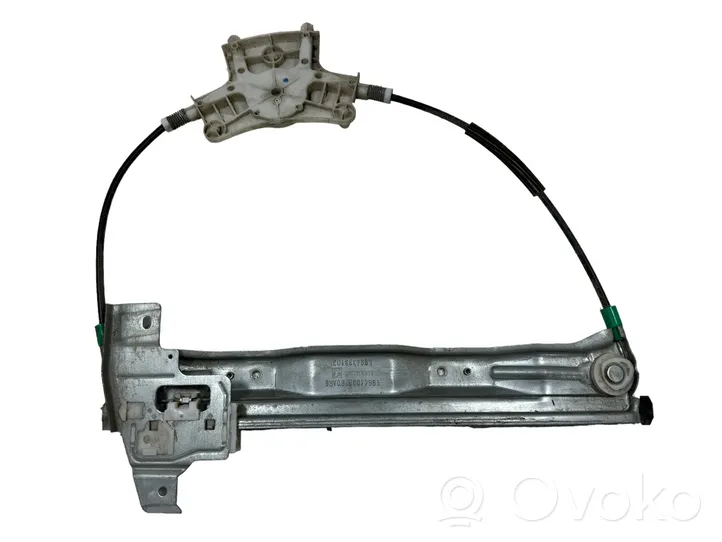 Peugeot 407 Meccanismo di sollevamento del finestrino posteriore senza motorino L9644893780