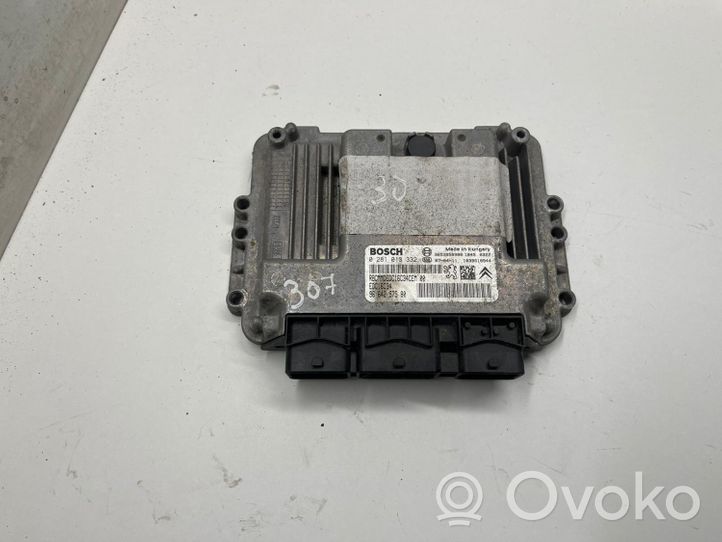 Peugeot 307 Unité de commande, module ECU de moteur 0281013332