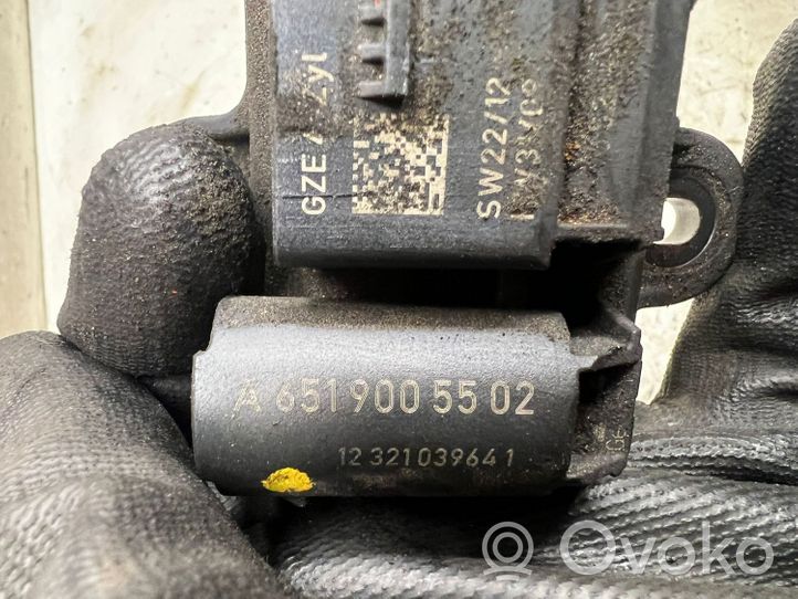 Mercedes-Benz E W212 Relè preriscaldamento candelette A6519005502