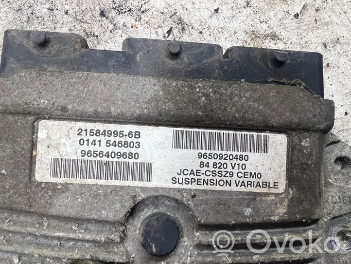 Peugeot 607 Unité de commande, module ECU de moteur 9650920480