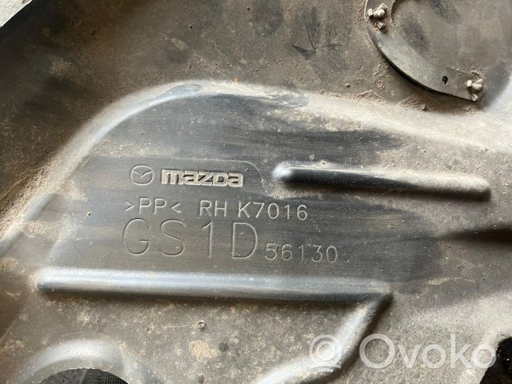 Mazda 6 Pare-boue passage de roue avant GS1D56130