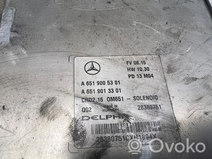 Mercedes-Benz C W204 Unité de commande, module ECU de moteur A6519005301