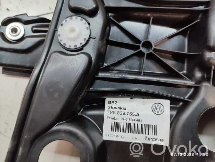 Volkswagen Touareg II Alzacristalli della portiera posteriore con motorino 7P6839755A