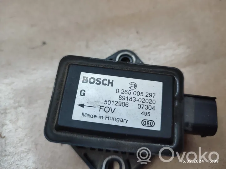 Toyota Avensis T250 Sensore di imbardata accelerazione ESP 8918302020