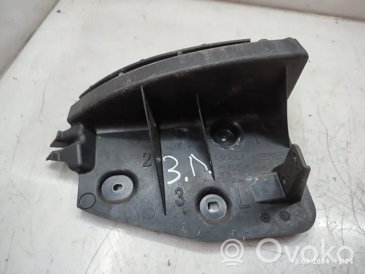 Audi A3 S3 8P Soporte de montaje del parachoques trasero 8P7807393A