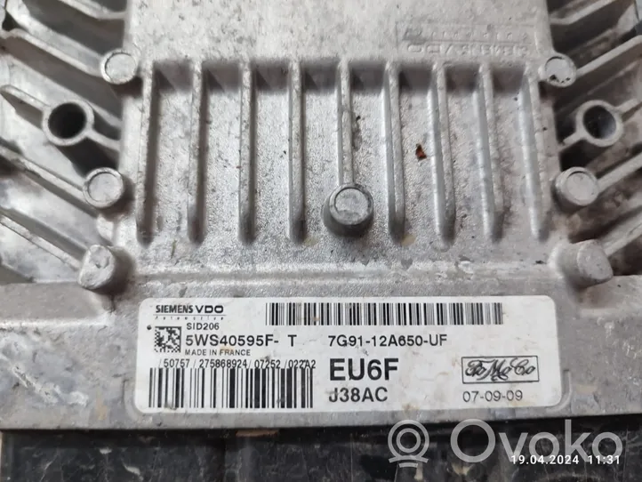 Ford Mondeo MK IV Sterownik / Moduł ECU 7G9112A650UF