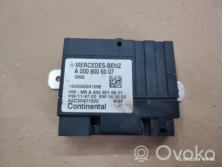 Mercedes-Benz C W205 Centralina/modulo pompa dell’impianto di iniezione A0009006007