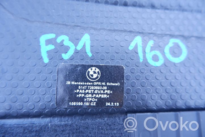 BMW 3 F30 F35 F31 Tavaratilan kaukalon tekstiilikansi 7293693