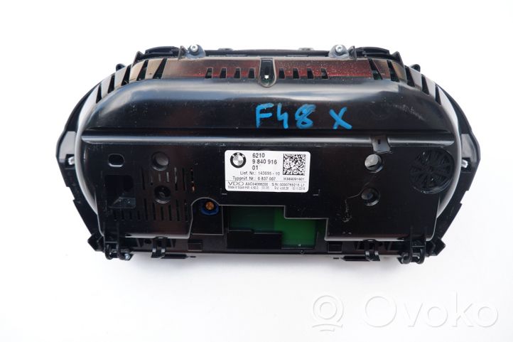 BMW X1 F48 F49 Tachimetro (quadro strumenti) 9840916