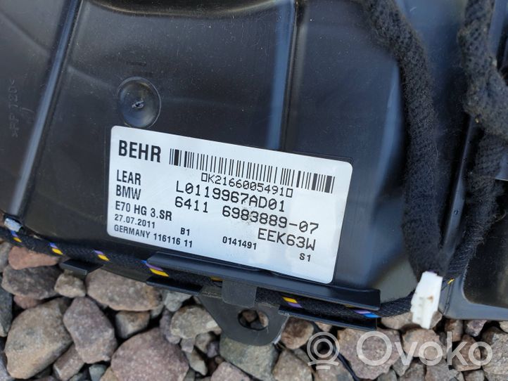 BMW X5 E70 Электрический радиатор печки салона 6983889