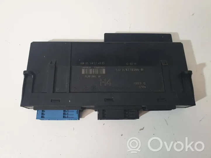 BMW M3 Central body control module 9270386