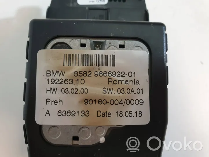 BMW 5 F10 F11 Controllo multimediale autoradio 9866922