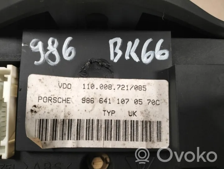 Porsche Boxster 986 Tachimetro (quadro strumenti) 98664110705