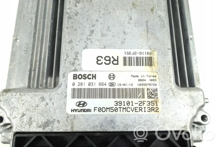 Hyundai Santa Fe Komputer / Sterownik ECU silnika 0281031664