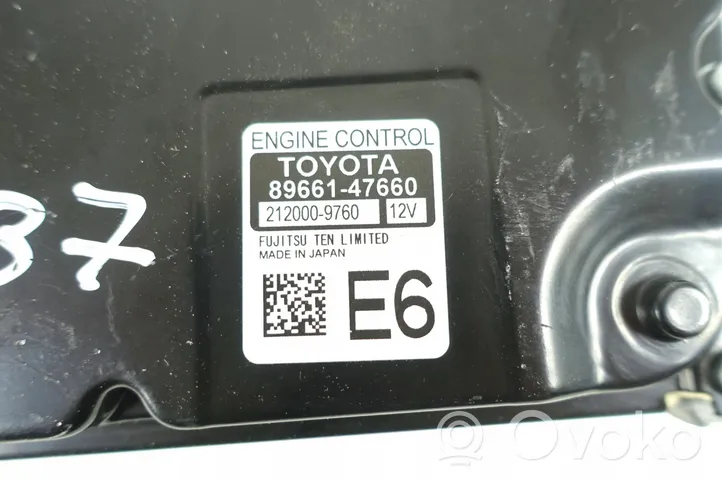 Toyota Prius (XW50) Galios (ECU) modulis 89661-47660