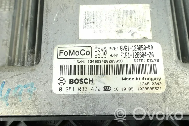 Ford Kuga II Engine control unit/module ECU 0281033472