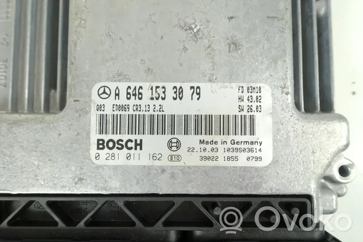 Mercedes-Benz C W203 Centralina/modulo motore ECU A6461533079