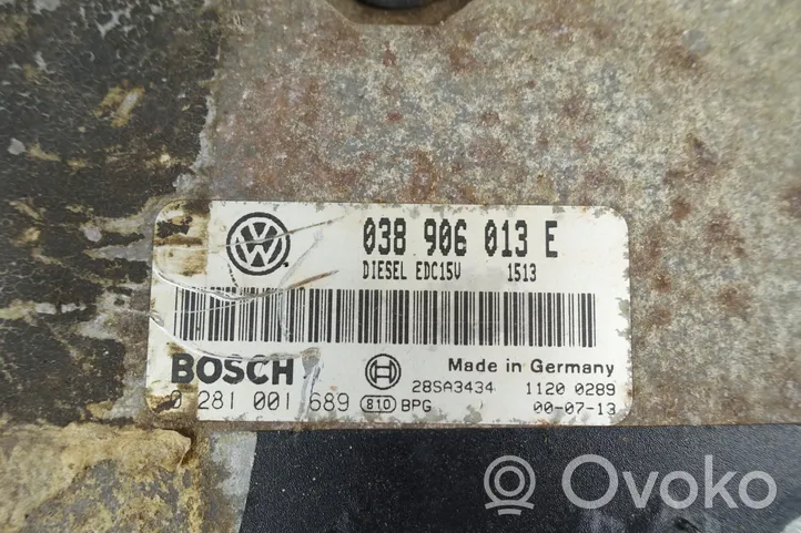 Volkswagen Caddy Galios (ECU) modulis 038906013E