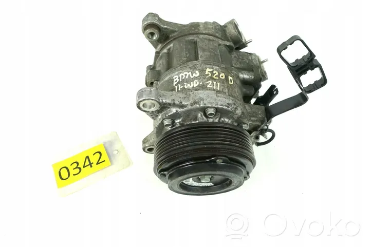 BMW 5 F10 F11 Ilmastointilaitteen kompressorin pumppu (A/C) GE447260-3821