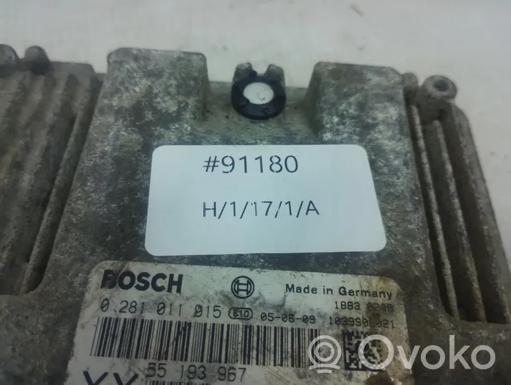 Opel Signum Motora vadības bloka ECU 65WHE53H