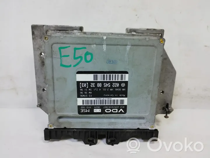 Mercedes-Benz E W210 Unité de commande, module ECU de moteur 0225452832