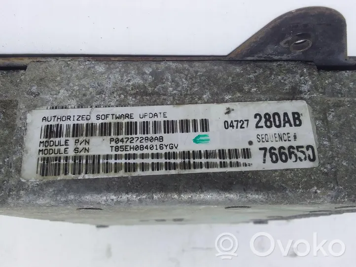 Chrysler Voyager Komputer / Sterownik ECU silnika 04727280AB