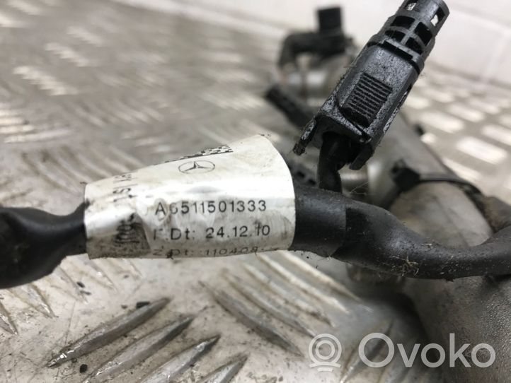 Mercedes-Benz GLK (X204) Tuyau de conduite principale de carburant A6510700495