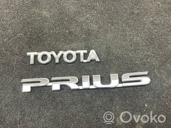 Toyota Prius (XW30) Valmistajan merkki/mallikirjaimet 