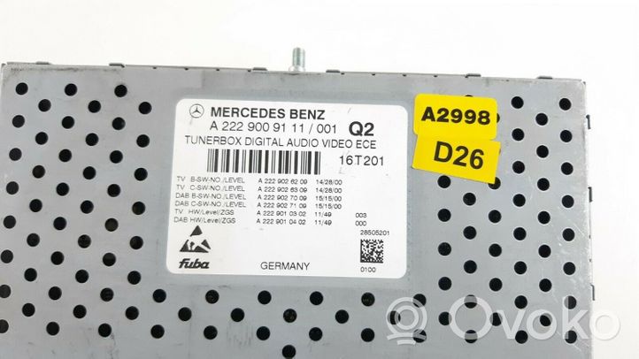 Mercedes-Benz GLE (W166 - C292) Unità principale autoradio/CD/DVD/GPS A2229009111