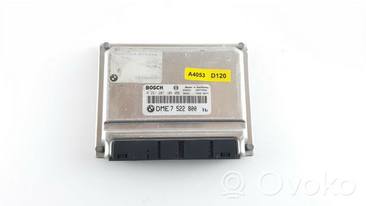 BMW X5 E53 Calculateur moteur ECU 7522800