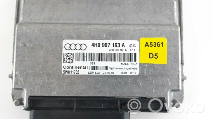 Audi A7 S7 4G Pavarų dėžės valdymo blokas 4H0907163A