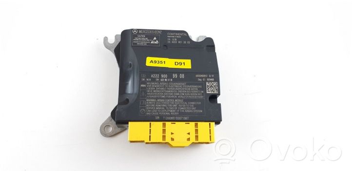 XPeng G3 Airbag control unit/module A2229009908