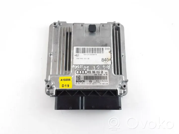 Audi A6 S6 C6 4F Dzinēja vadības bloks 03G906016GB