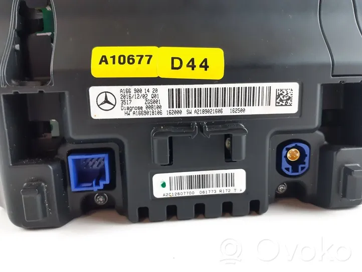 Mercedes-Benz GLE (W166 - C292) Monitor/display/piccolo schermo A1669001420