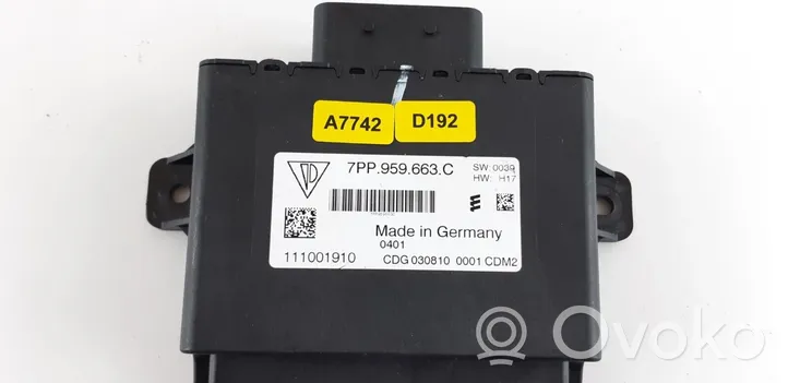 Porsche Cayenne (92A) Voltage converter/converter module 7PP959663C