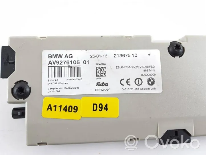 BMW 6 F06 Gran coupe Amplificatore antenna 9276105