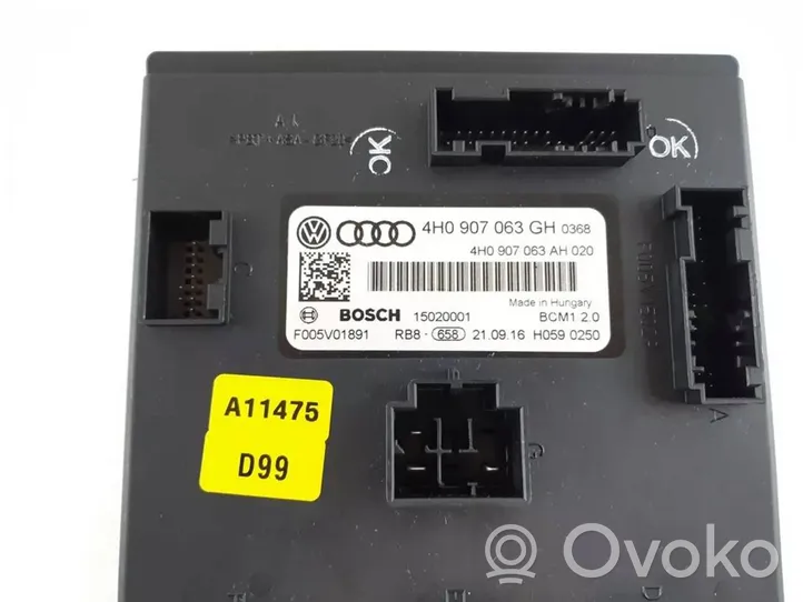 Audi A6 C7 Modulo comfort/convenienza 4H0907063GH