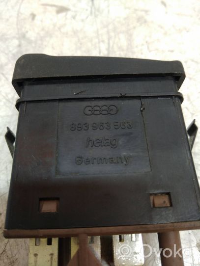 Audi 80 90 B3 Przełączniki podgrzewania foteli 893963563