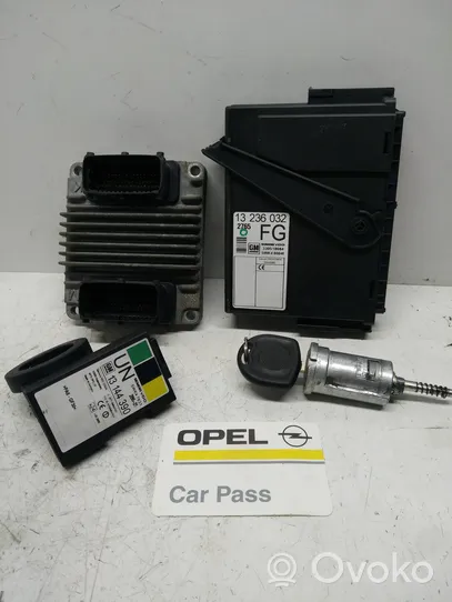 Opel Combo C Kit calculateur ECU et verrouillage 28019048