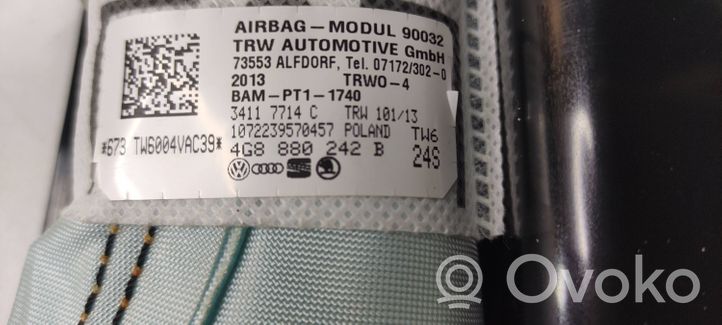 Audi A7 S7 4G Poduszka powietrzna Airbag fotela 4G8880242B