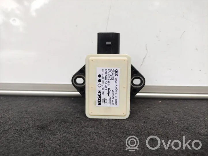 Audi Q5 SQ5 Sensore di imbardata accelerazione ESP 8K0907637C