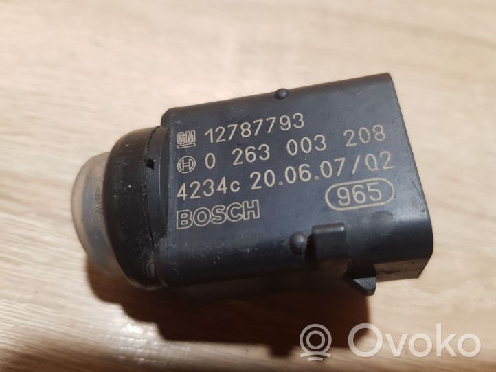 Opel Zafira B Capteur de stationnement PDC 0263003208