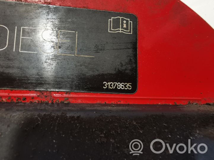 Volvo V40 Bouchon, volet de trappe de réservoir à carburant 31378635