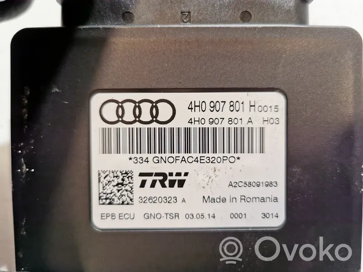 Audi A7 S7 4G Käsijarrun ohjainlaite 4H0907801H