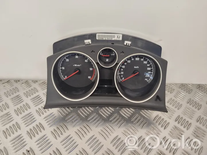 Opel Zafira B Compteur de vitesse tableau de bord 13225988