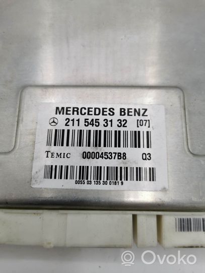 Mercedes-Benz E W211 Centralina/modulo sospensioni 2115453132