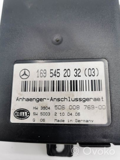 Mercedes-Benz A W169 Module de contrôle crochet de remorque A1695452032